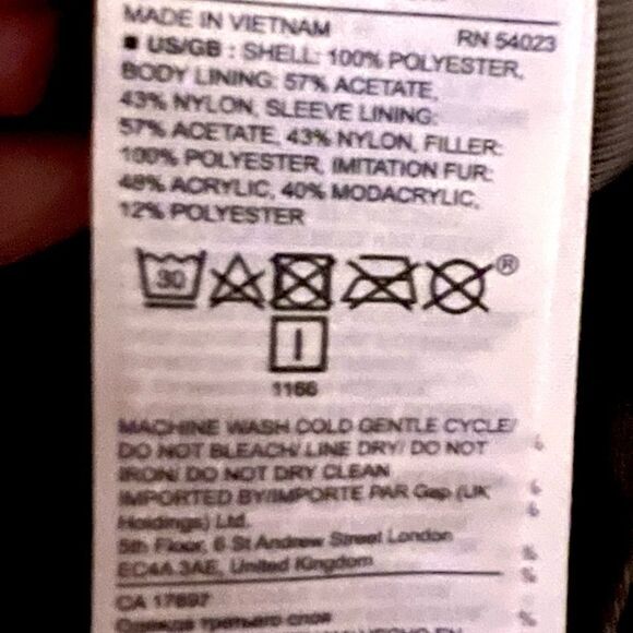 Banana Republic Women’s Parka Removable Hood Olive Green Coat EUC!! - Picture 10 of 12